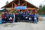 Participants and winners of the competition. A photograph with I.V. Goncharov, General Director of LLC Nord Imperial