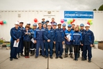 Participants and winners of the competition - Maiskoye oilfield. A photograph with A. Varma, Chief Executive Officer of Imperial Energy